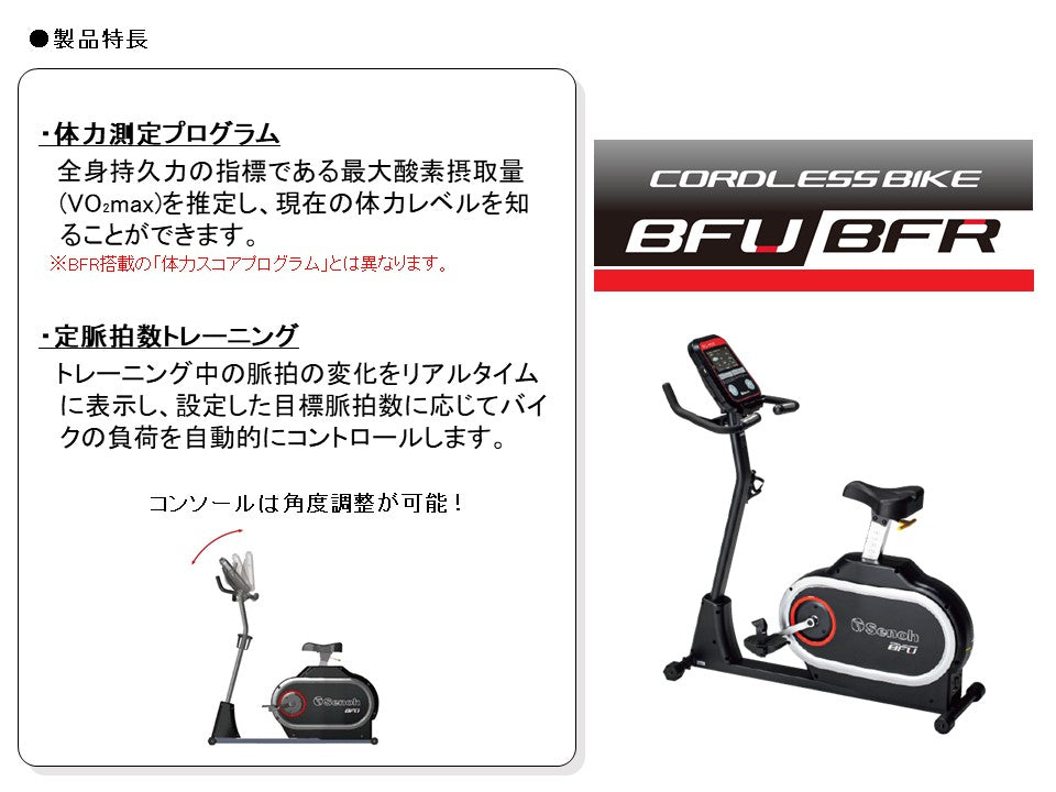 コードレスバイクBFU